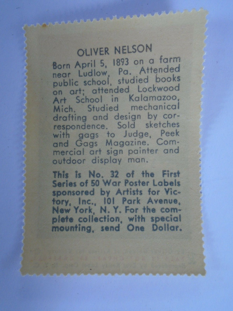 WWII stamp SOMEONE TALKED