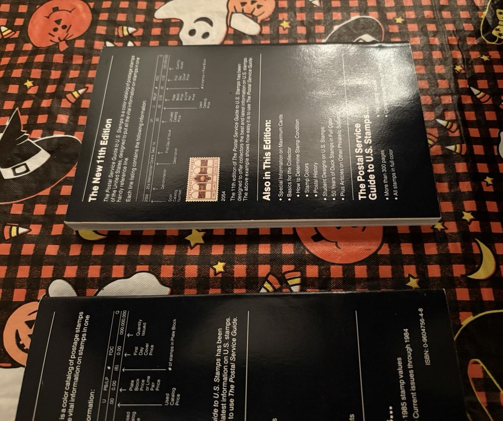 (2) Vintage NEW The Postal Service Guide to US Stamps 1985 Book *MINT Condition*