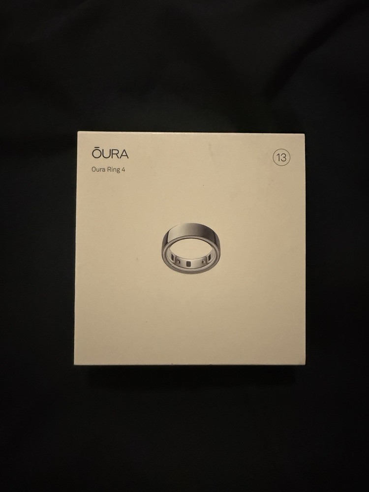 NEW Sealed Oura Ring 4 Smart Ring Size 13 Activity Tracker, 4th Gen Silver