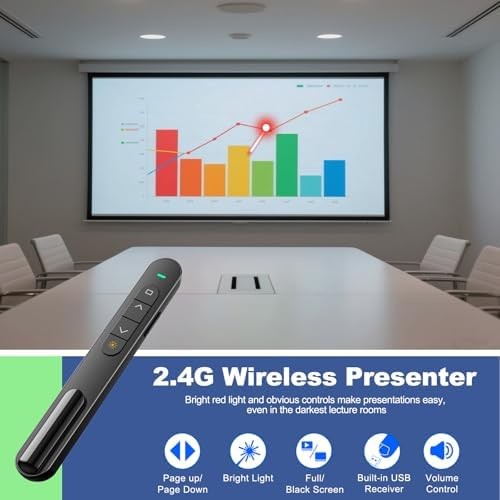 Wireless USB Presenter Slide Clicker Remote