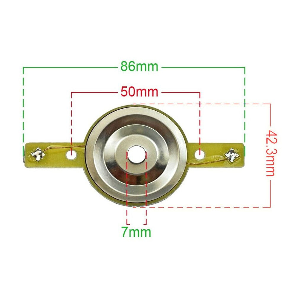 4Pcs Diaphragm For PRV Audio TW350Ti , Quantum Audio - QPT3D Titanium