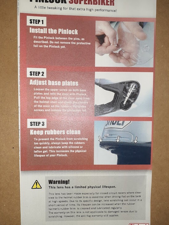 Five Packages Of Pin Lock Face Shield Covers