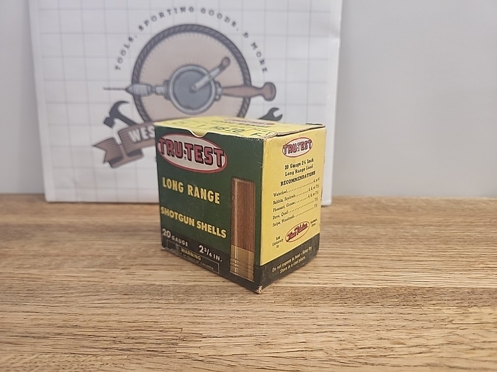 TRU-TEST 20GA SHOT SHELL LONG RANGE BOX EMPTY