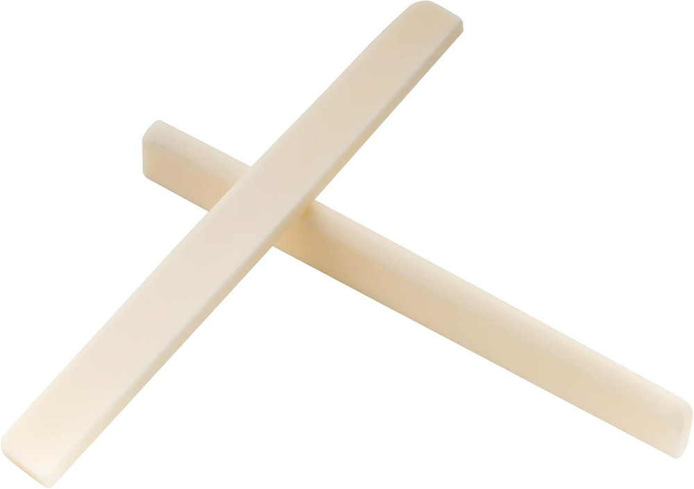 Basic 6 String Classical Guitar Bone Saddle, DJ-02 80X3X9/8Mm (Set of 2)