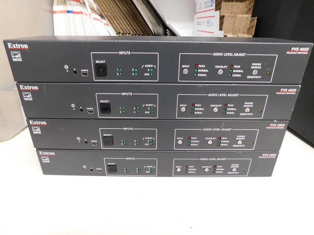 EXTRON PVS 405D POLEVAULT SWITCHER HIGH PERFORMANCE AV SWITCHING SYSTEM