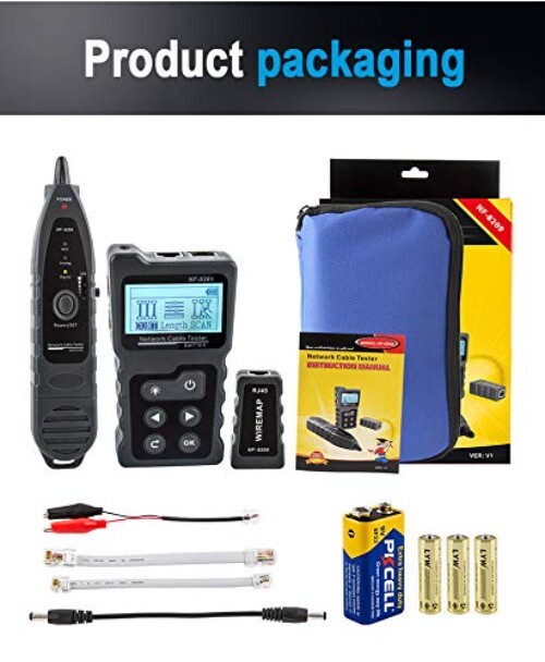 Multifunction Wire Tracker Cable Tester - Efficient Network Maintenance Solution