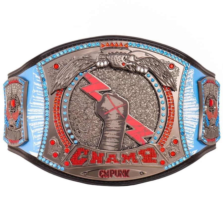 Custom Tribute Spinner Wrestling Title Belt | CM Punk Inspired 434-Day Record
