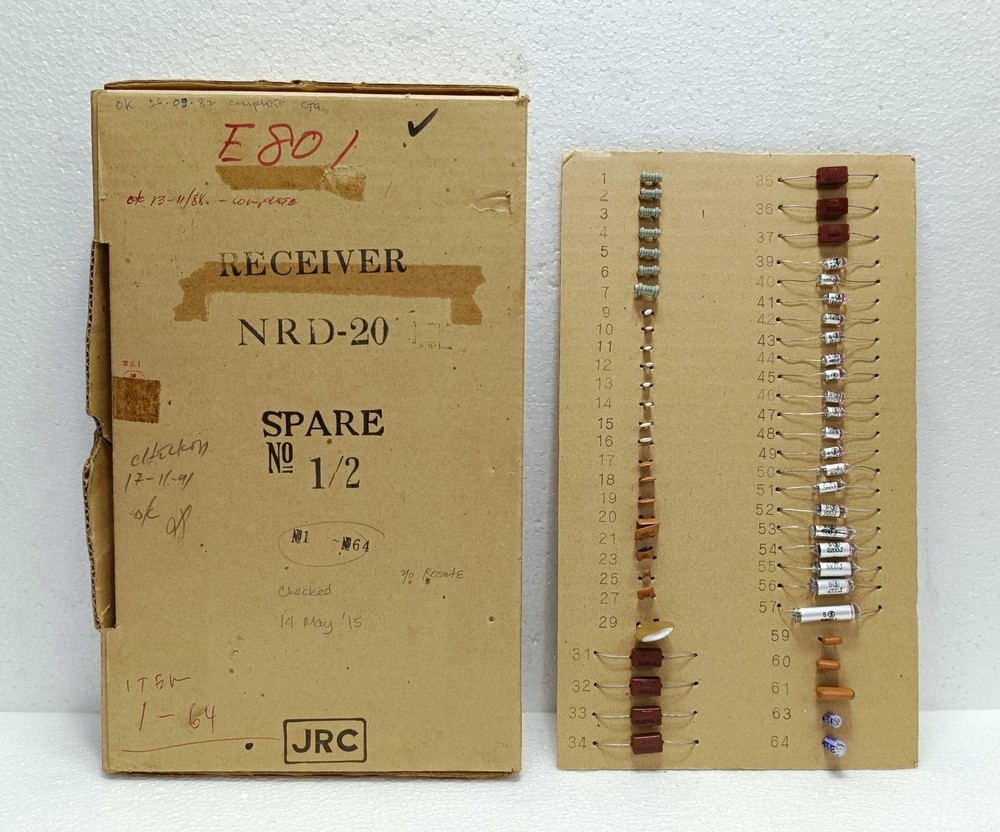 JRC NRD-20 SPARE KIT 1/2 VALUE MARINE RECEIVER COMPONENT BUNDLE NEW SURPLUS