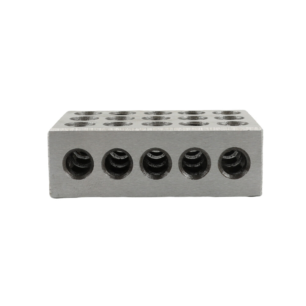 1-2-3 123 BLOCK SET 23 HOLES With Screws HEX KEY MATCHED PAIRS .0001" PRECISION