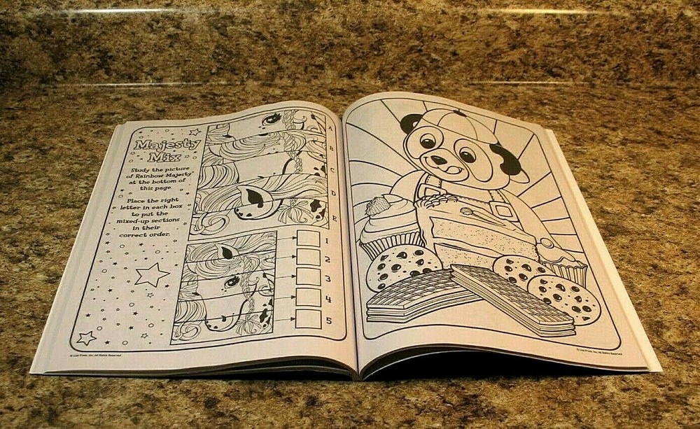 LISA FRANK Coloring Activity Book NEW