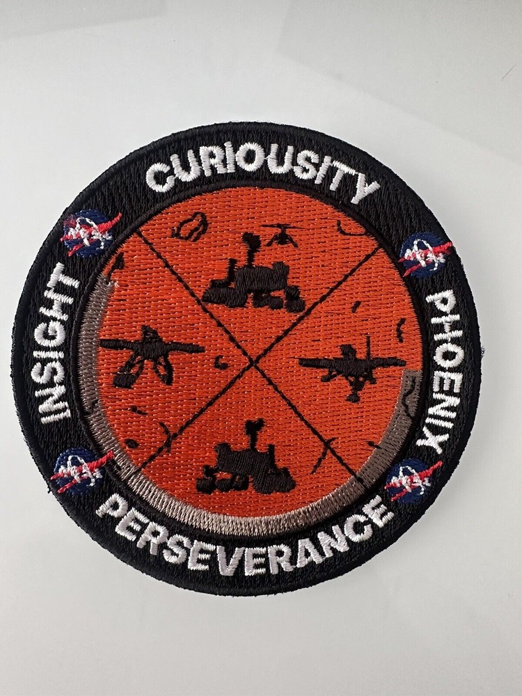 NASA MARS ROVERS MISSIONS PATCH  2024 3”