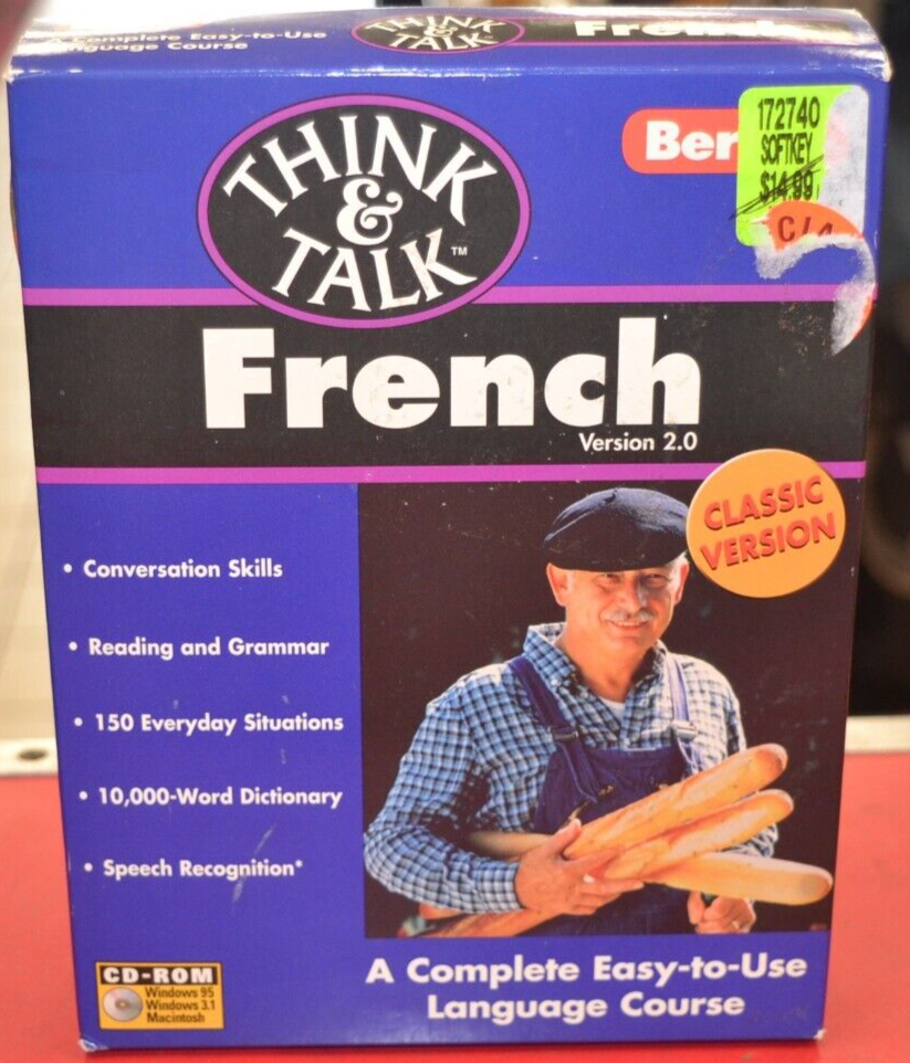 Berlitz Think & Talk French Version 2.0 (PC CD-ROM, 1997)