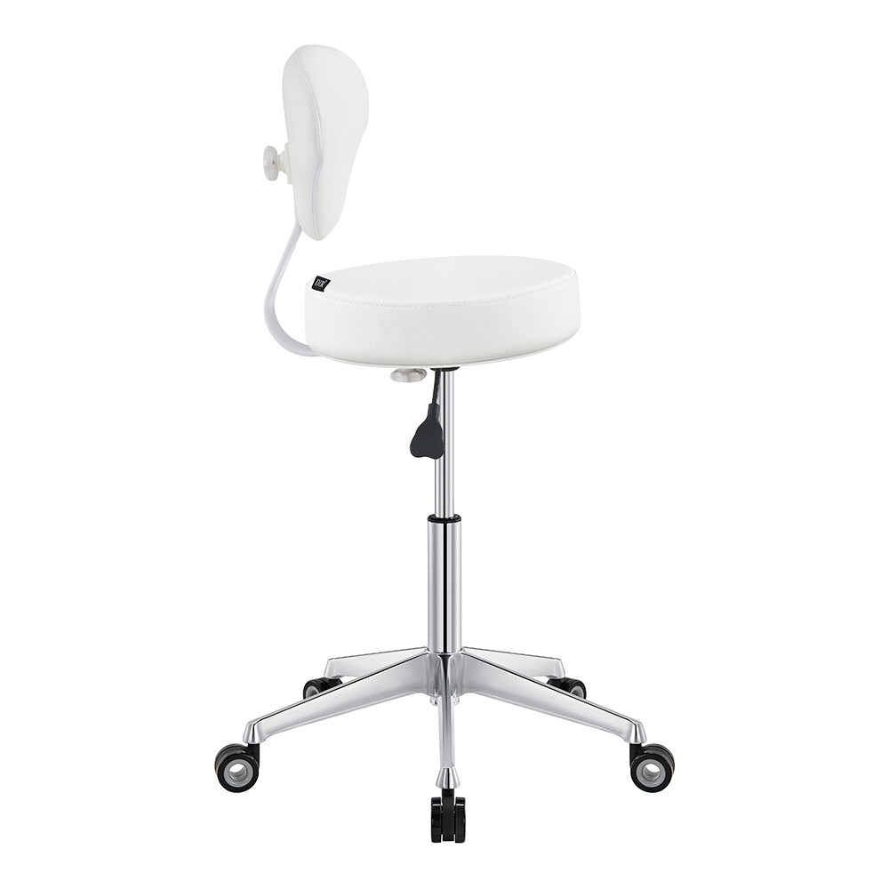 Roller Stool Medical Office All Purpose Adjustable Stool with Easy Glide Wheels
