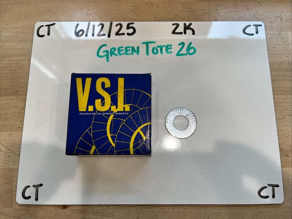 V.S.I. Valve Spring Insert 100-B-303 Sold Single No Box