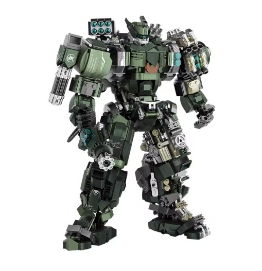 Large Mecha Warrior Building Blocks Robot Model Kit Gift
