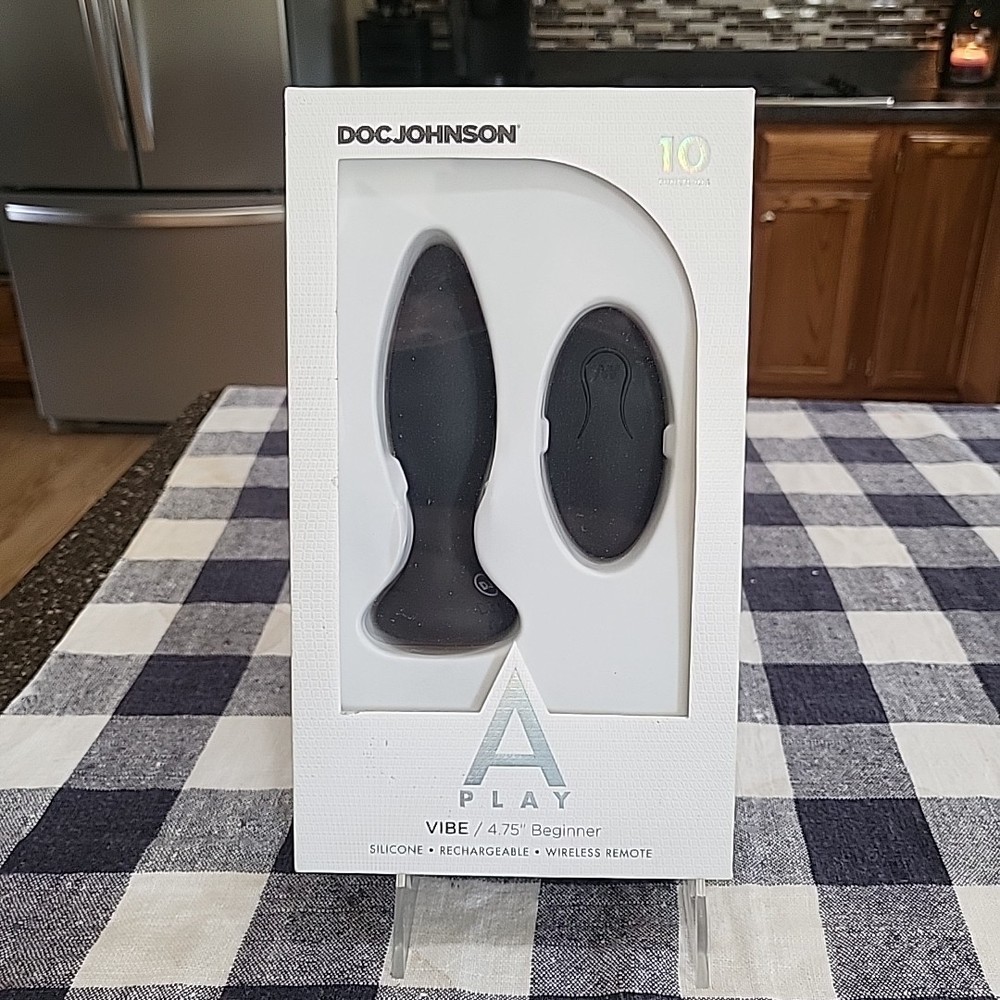Doc Johnson A Play Rechargeable Wireless Remote Beginner 10 Functions Vibe *MIB*