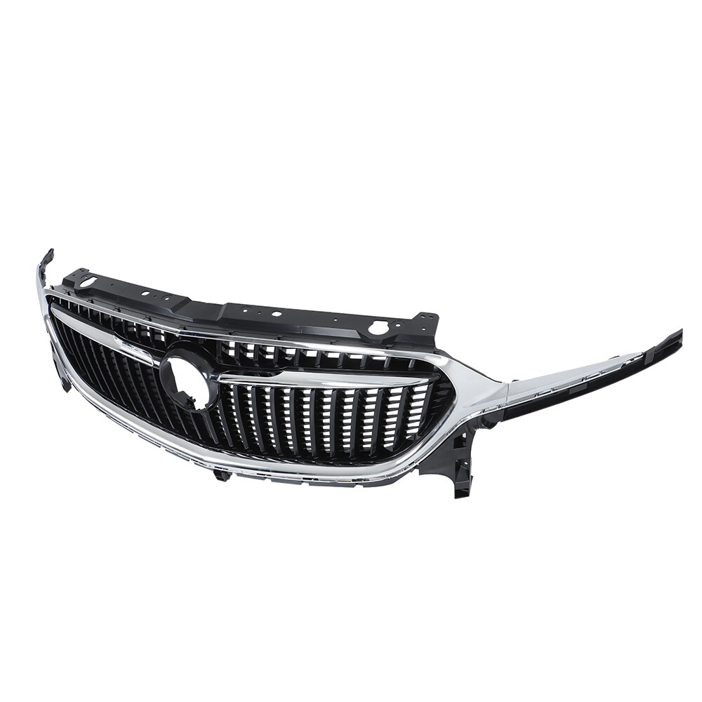 Plastic Chrome Front Bumper Upper Grille Assembly For Buick Enclave 2018-2021