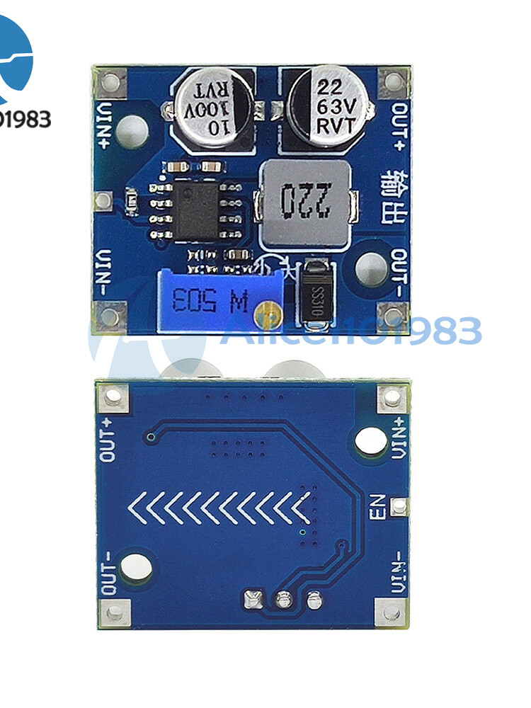 5* DC-DC Step-Down Power Module Buck Converter 5-80V to1-62V Adjustable 1.5A