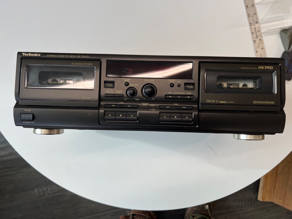 Technics RS-TR373 Double Stereo Cassette Deck HX PRO