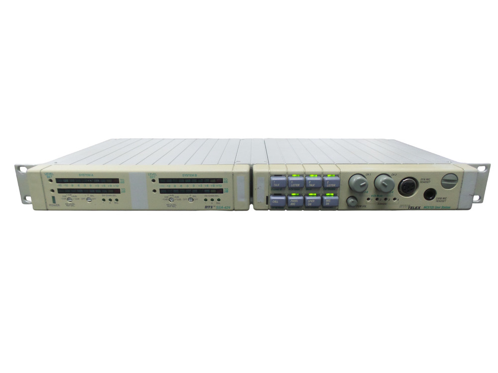 Telex RTS Intercom SSA-424 System Interface w/ Telex RTS MCE325 User Station