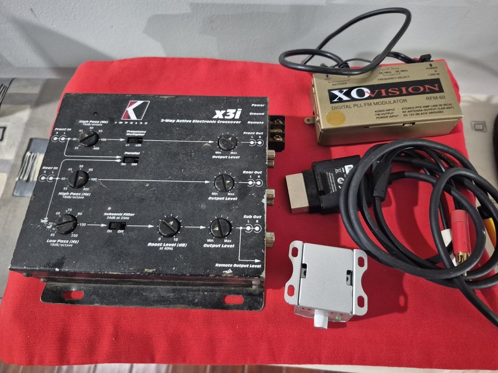 Kicker X3i 3-way Active Electronic Crossover Bundle Untested