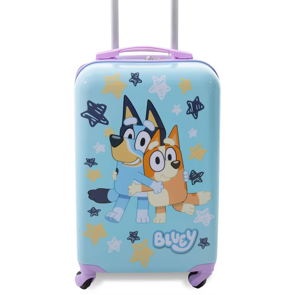 Bluey Hardside Carry On Spinner Suitcase - Blue