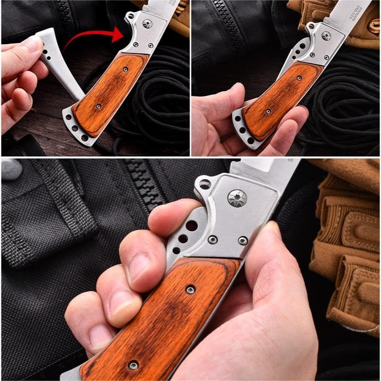 Long Blade Pocket Folding Knife - Sharp Survival Work Knives-Foldable 1 Knife
