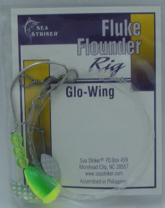 Sea Striker 765-LC Spin N Glo Fluke Rig