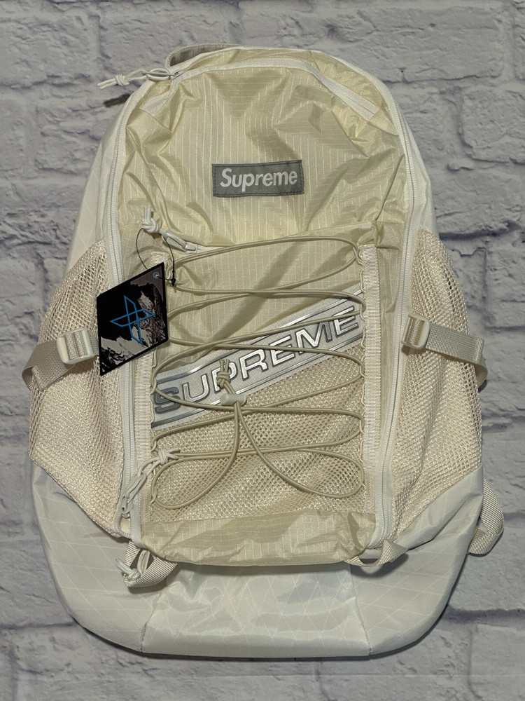 NEW Supreme FW23 3D Logo Backpack White One Size