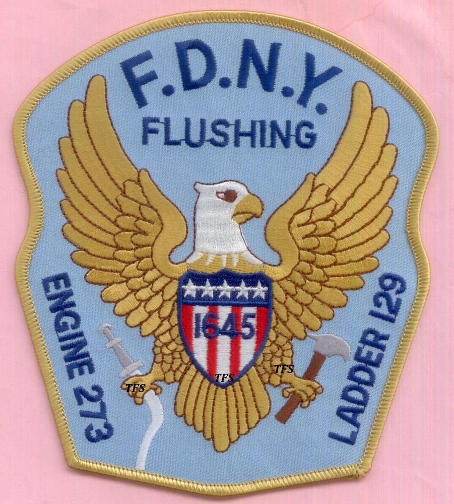 New York City Fire Dept Engine 273 Ladder 129 Patch Flushing