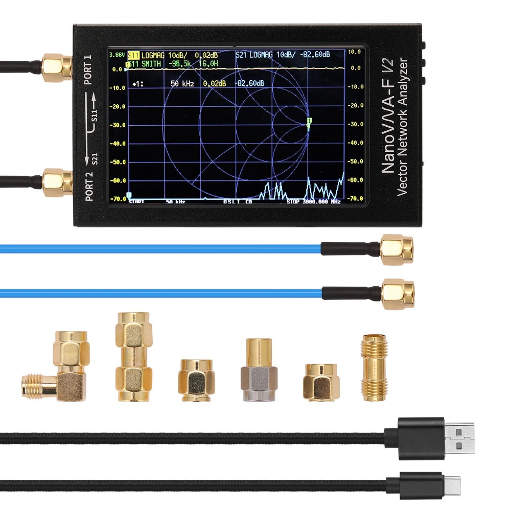 4.3Inch IPS Display Vector Network Analyzer S-A-A-2 Antenna Analyzer Short Wave