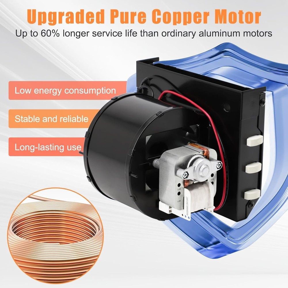Criditpid S97017063 Heater Motor Assembly Replacement for Broan NuTone 655,...