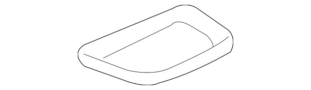 Genuine GM Jet Black Front Driver Side Door Pull Cup Liner 92228926