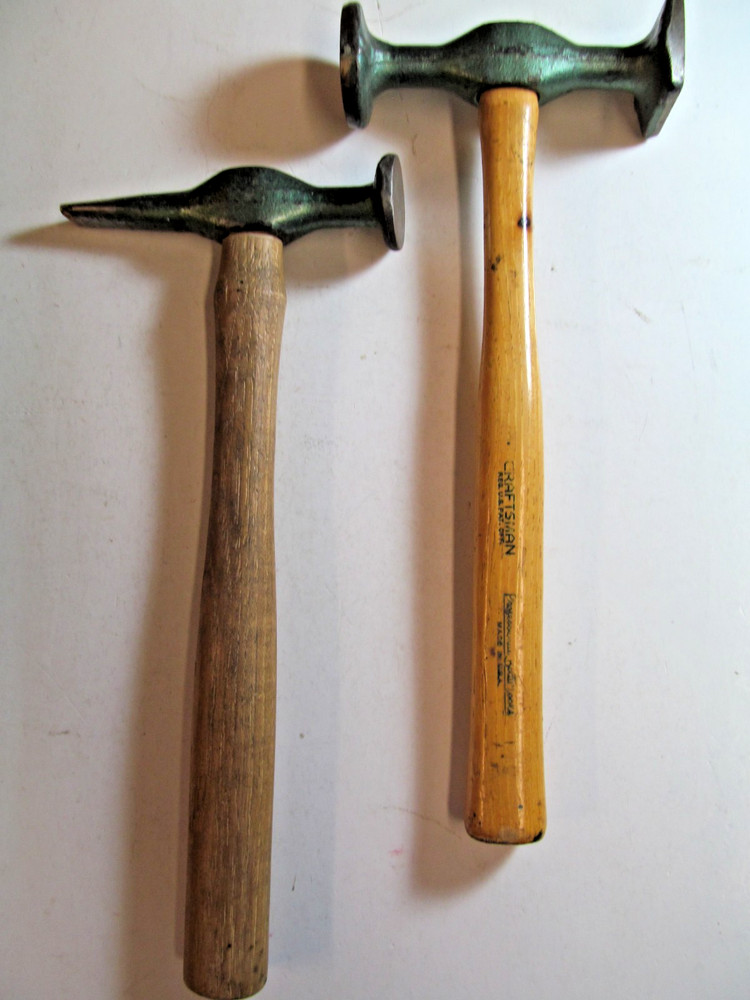 2 Auto Body Sheet Metal Hammers wl