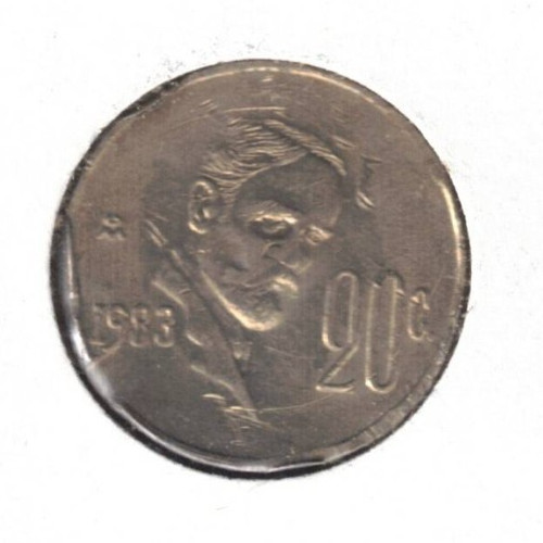1983 Mexico circulated Twenty Centavo Coin