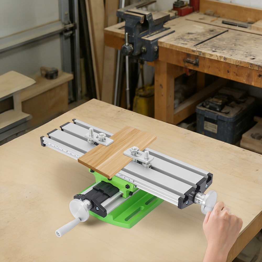 Cross Slide, Drill Press Bench, Axis Mill Machine Work Table, Compound Vise Vice