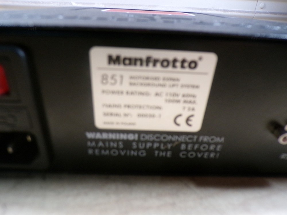 MANFROTTO 851 MOTORISED EXPANDER BACKGROUND LIFT SYSTEM