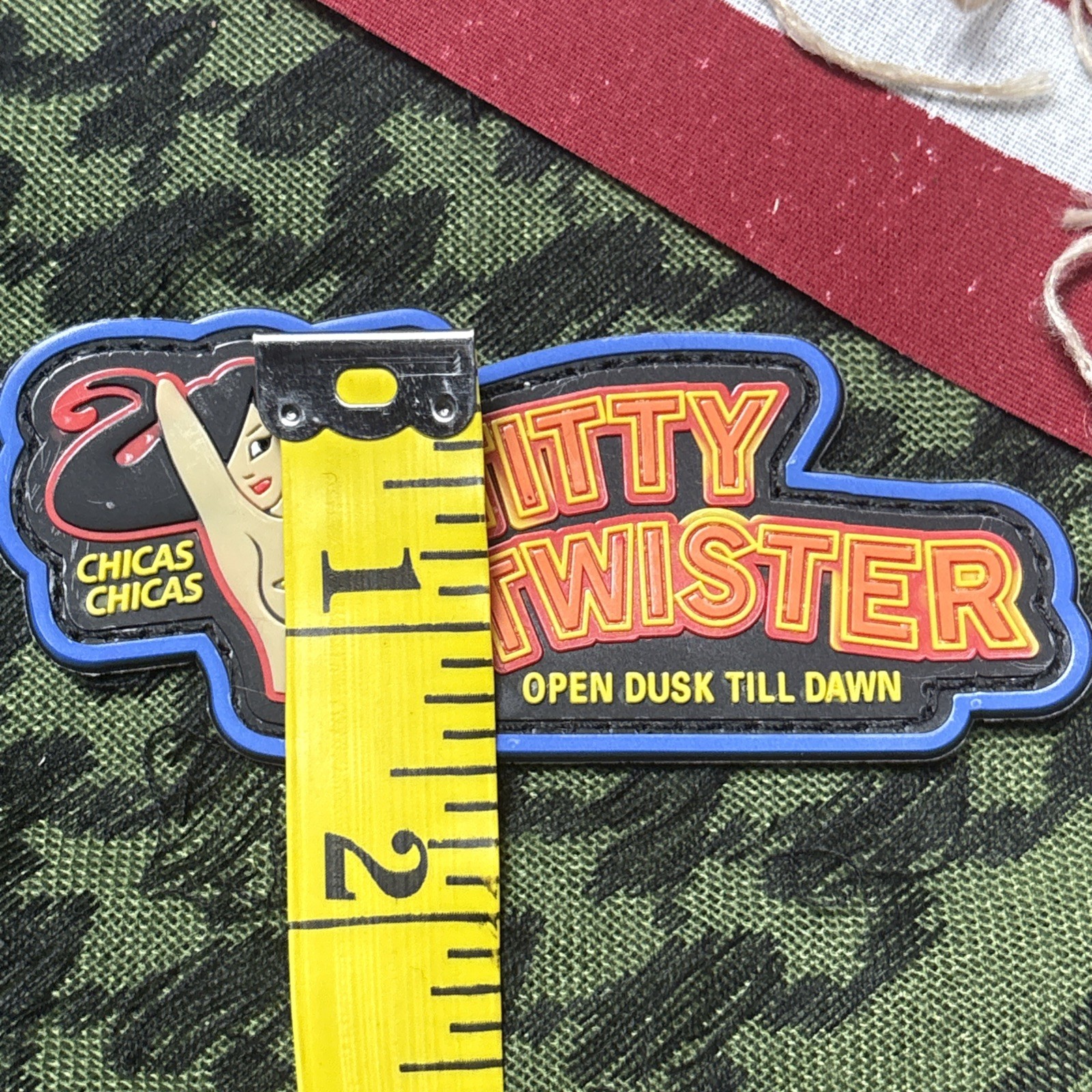 PvC 3D: Bar From Dusk Till Dawn Morale Tactical Hook & Loop Patch High Quality