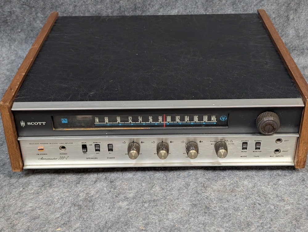 Scott Stereomaster 300-C Solid State Stereo Tuner Amp - Rare and Cool