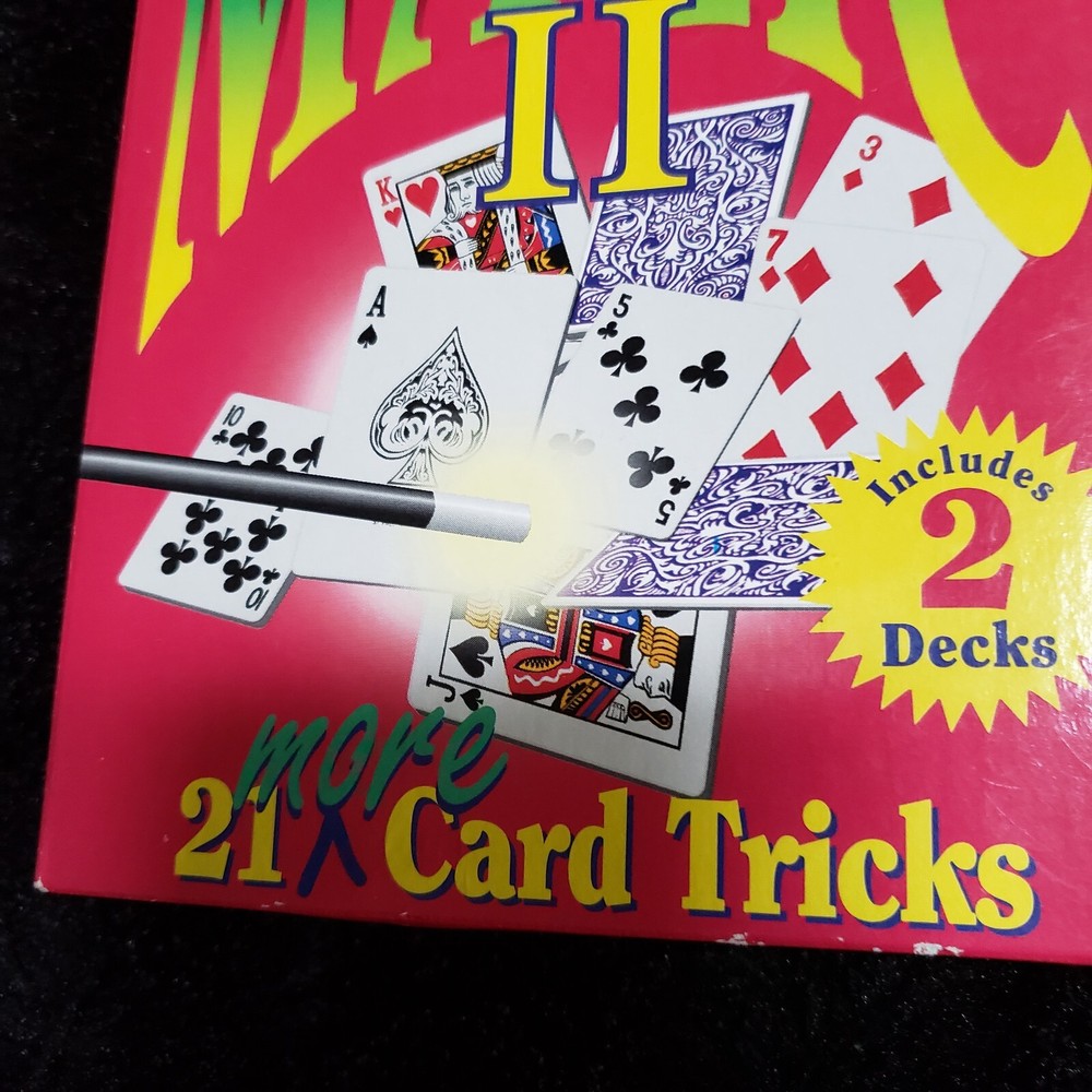 Hoyle Magic II 21 More Card Tricks 1996 COMPLETE
