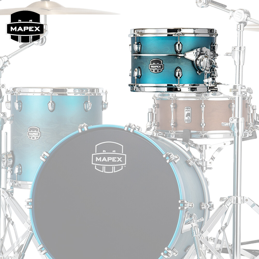 Mapex Saturn Evolution 10" x 8" Birch Mounted Tom Azure Burst SET1008BPT