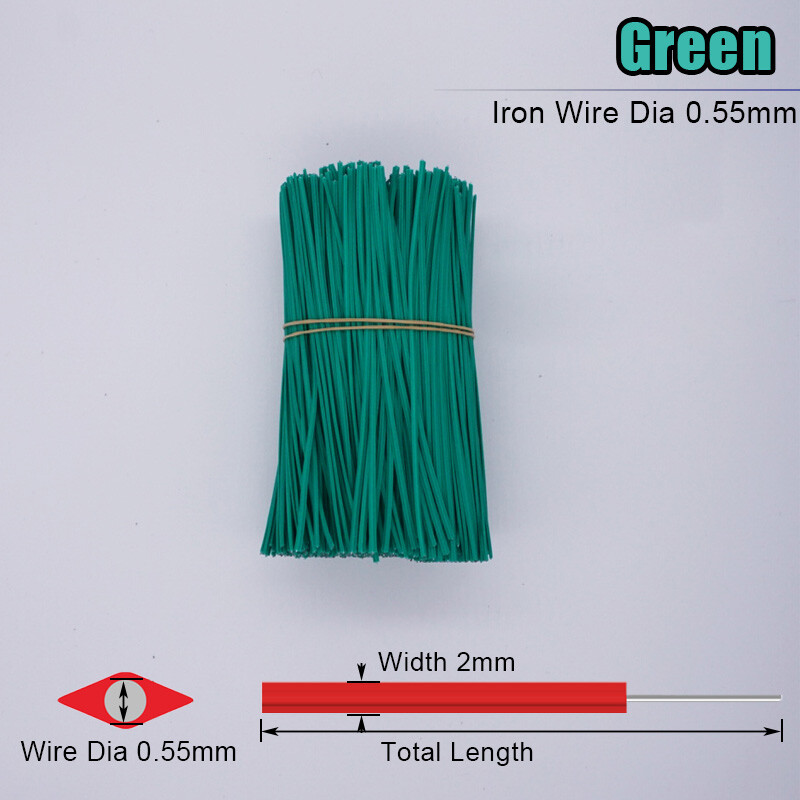 0.55mm Colorful Plant Tie Bundle Support Adjustable Garden Securing Fix Reusable
