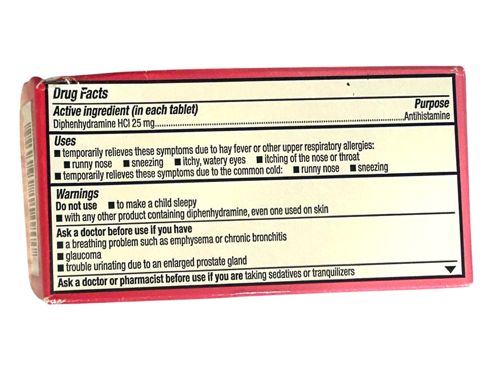 Multi-Symptom Allergy Relief - 100 Tablets - Ex: 5/26