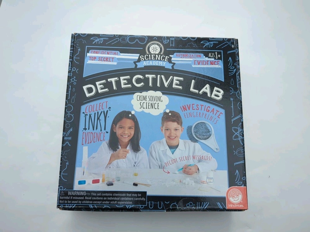 Fun and Educational Forensics Science Kit for Young Detectives Brand New CSI