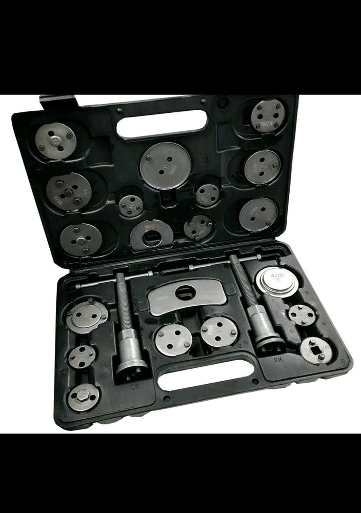 Brake Caliper Rewind Tool Kit 22pc – Left/Right Spindles | Universal Fit | Case