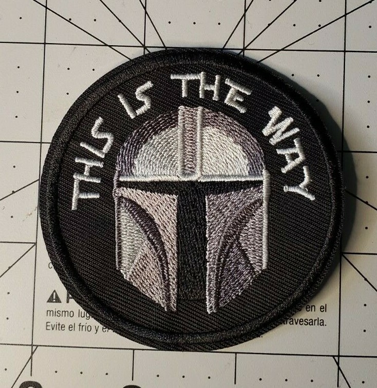 Star Wars Mandalorian This Is The Way Circle Patch 3 inch patch B