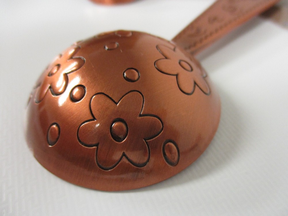 Alaska Forget Me Not Copper Measuring Spoons