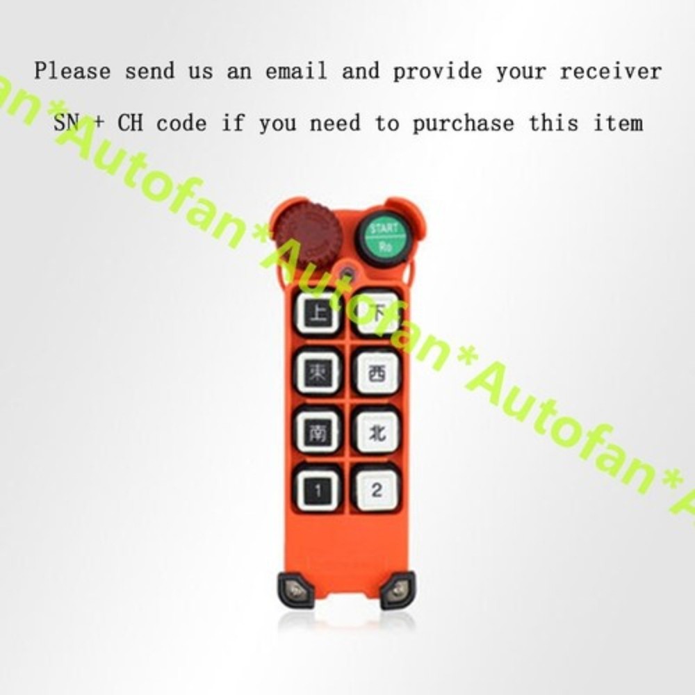 1PCS New Industrial Hoist Wireless Remote Controller 2*Transmitters F21-E2M-8