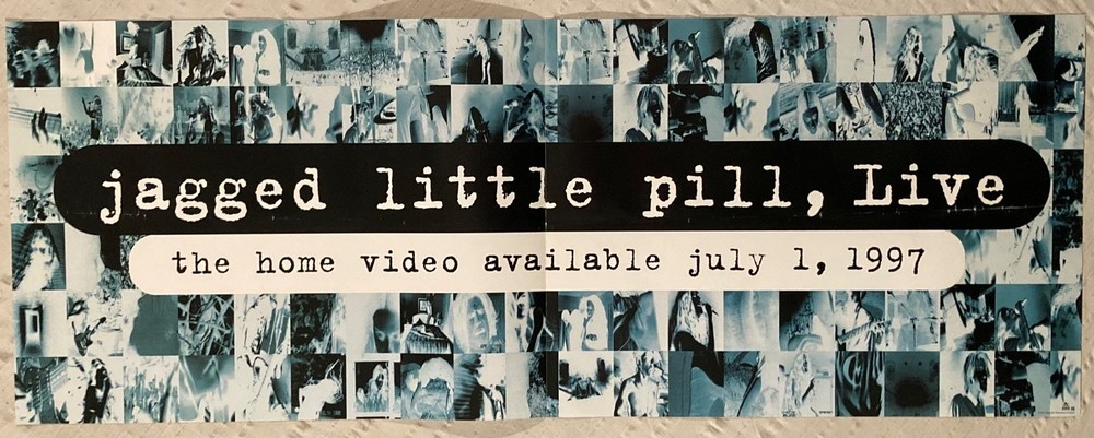 Alanis Morissette 1997 Video Promo Poster Jagged Little Pill Live R