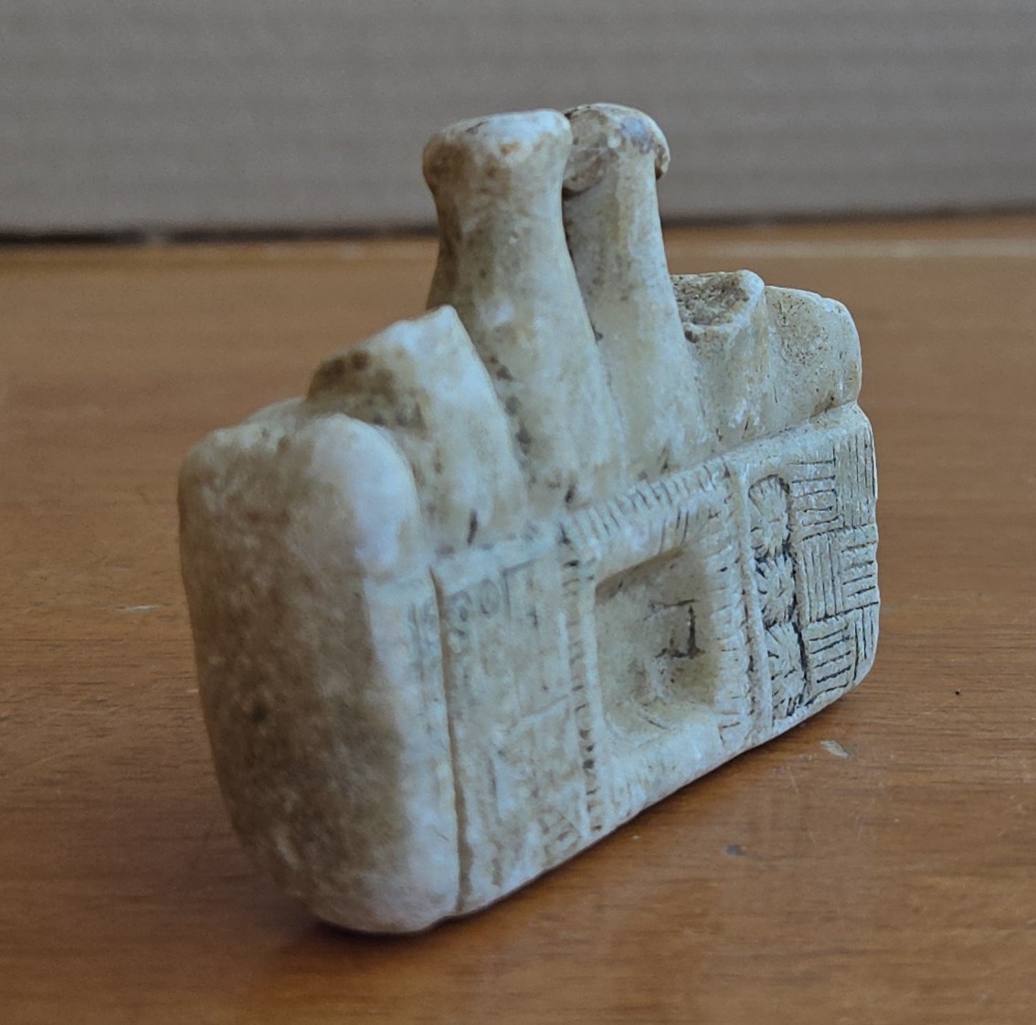 Antique Andean Carved Stone Illa Talisman Amulet Pre-Columbian Peru Andes